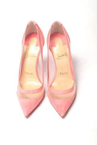 Pink Galativi Suede High Heels Pumps