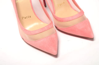 Pink Galativi Suede High Heels Pumps