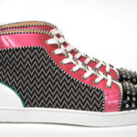 Multicolor Version Lou Spikes Orlato Flat Shoes