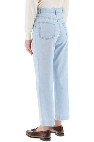 New Sailor Straight Cut Cropped Jeans