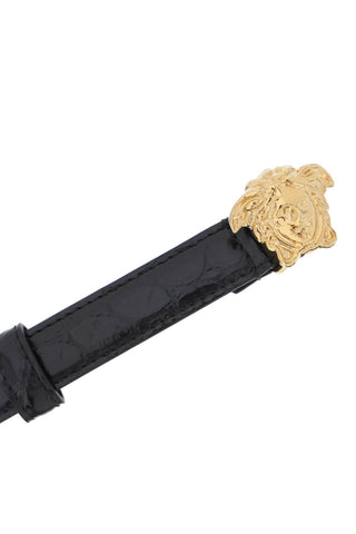 La Medusa Croco-embossed Belt