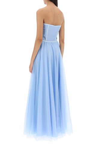 Maxi Tulle Bustier Gown