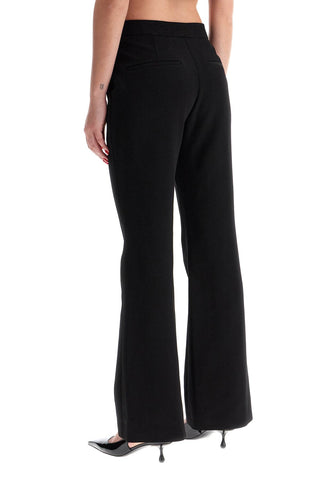 Bootcut Crepe Pants In