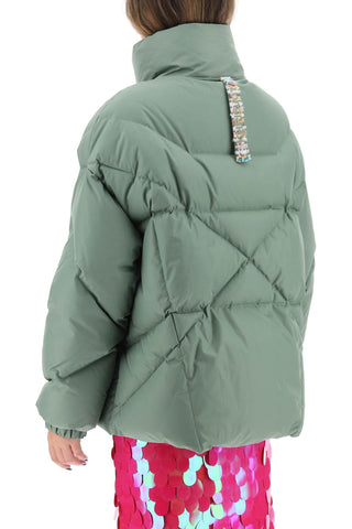 Moon Hooded Short Down Jacket