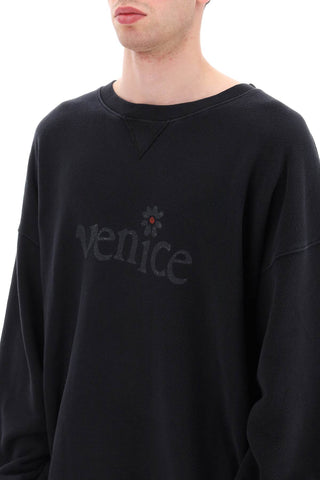 Venice Print Maxi Sweatshirt