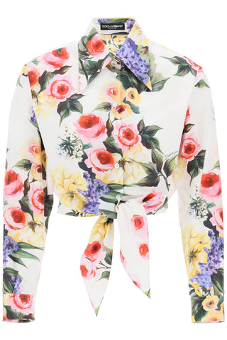 Rose Garden Cropped Shirt