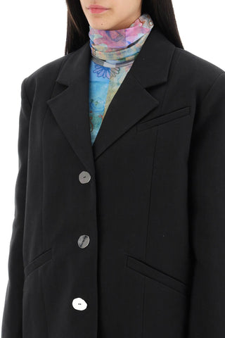 Oversized Single-breasted Blazer