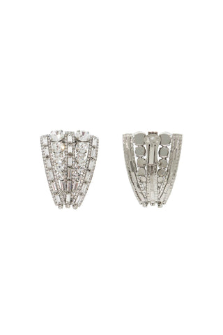 Clip-on Earrings With Crystals