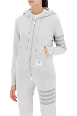 4-bar Hoodie With Zipper And