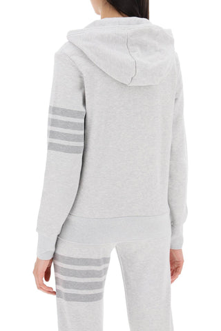 4-bar Hoodie With Zipper And