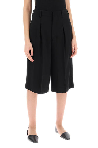 Gabardine Bermuda Shorts