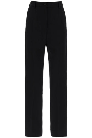 Wool Gabardine Cigarette Pants.