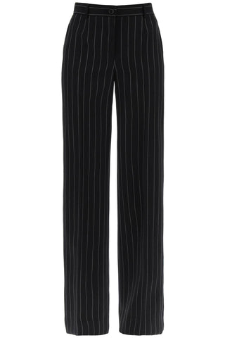 Striped Flare Leg Pants