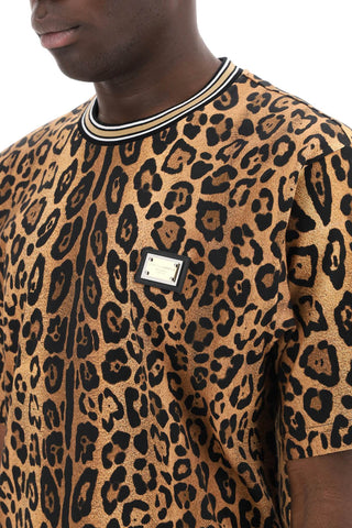 Leopard Print T-shirt With