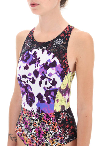 Floral Print One-piece Swimsuit