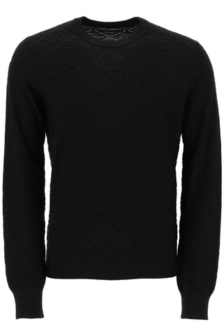 Dg Jacquard Silk Sweater