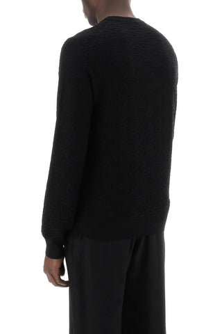 Dg Jacquard Silk Sweater