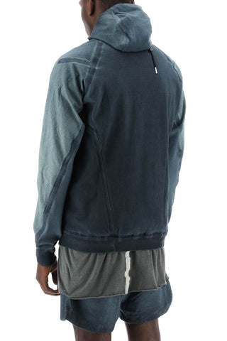 Hybrid Sweatshirt With Zip And Hood