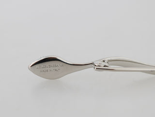 Elegant Crystal-embellished Silver Brooch Pin