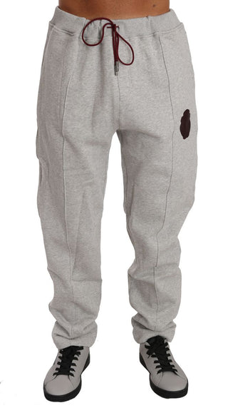 Italian Couture Gray Cotton Sweatsuit