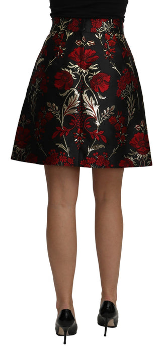 Elegant High Waist A-line Mini Skirt