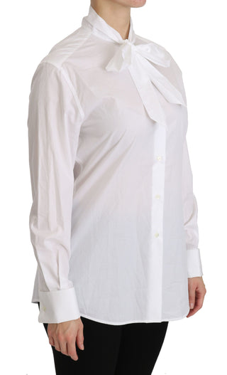 Elegant White Turtle Neck Polo Top