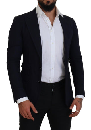 Elegant Black Single-breasted Blazer