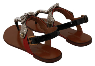 Elegant Strappy Sandals With Exotic Charm