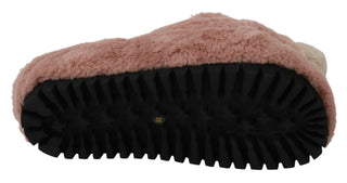 Chic Pink Bear House Slippers By D&g