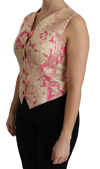 Elegant Silk Blend V-neck Vest Top