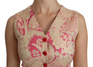 Elegant Silk Blend V-neck Vest Top