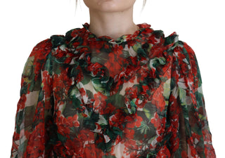 Elegant Multicolor A-line Silk Dress