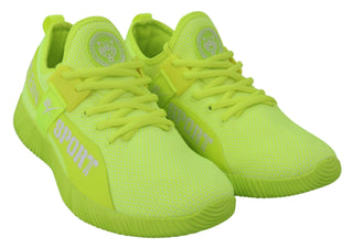 Electrify Your Step With Yellow Carter Sport Sneakers