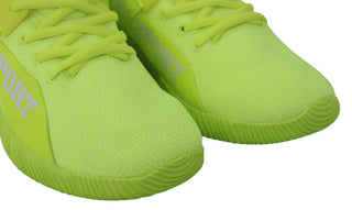 Electrify Your Step With Yellow Carter Sport Sneakers