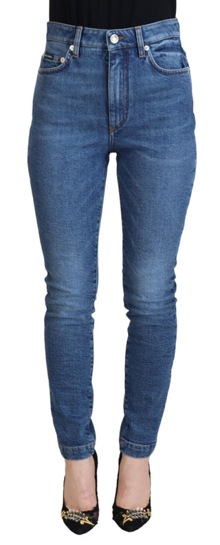 Chic Blue Denim Pants – Elegance Meets Comfort