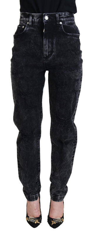 Elegant Black Denim Pants