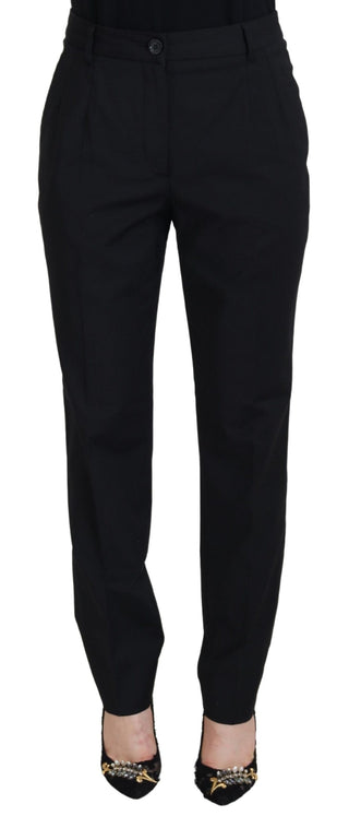 Elegant Black Tailored Trousers