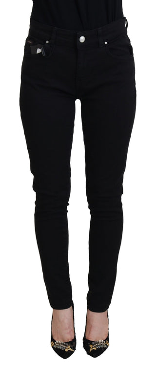 Elegant Black Denim Pants