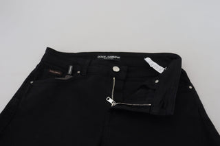 Elegant Black Denim Pants