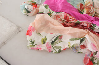 Floral Sheath Bodycon Silk Dress