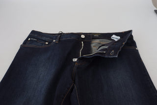 Sleek Skinny Jeans In Dark Blue