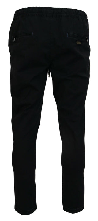 Elegant Tapered Black Trousers