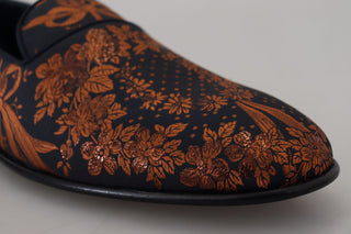 Elegant Floral Slip-on Loafers