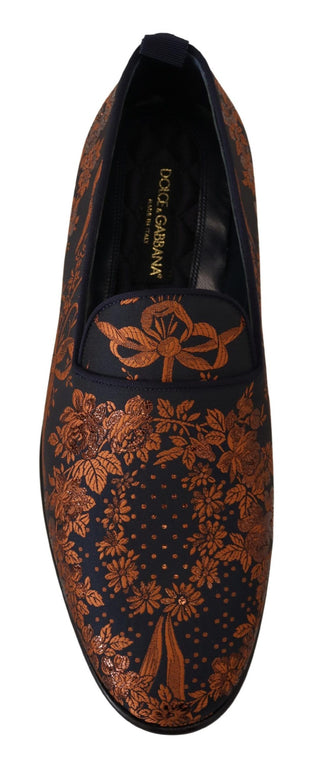 Elegant Floral Slip-on Loafers