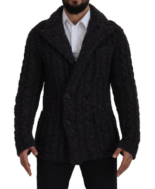 Elegant Double-breasted Wool-cashmere Coat