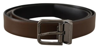 Classic Brown Leather Belt