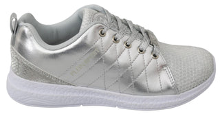 Sleek Silver Sneakers For Trendsetters