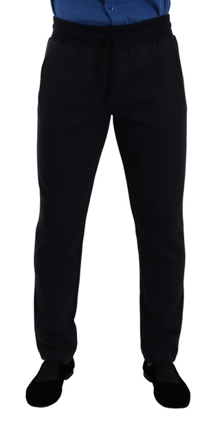 Elegant Blue Jogger Pants For Men