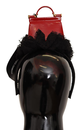 Black Cotton Red Hat Sicily Bag Headband Diadem