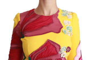 Sunshine Bloom Sheath Knee-length Dress